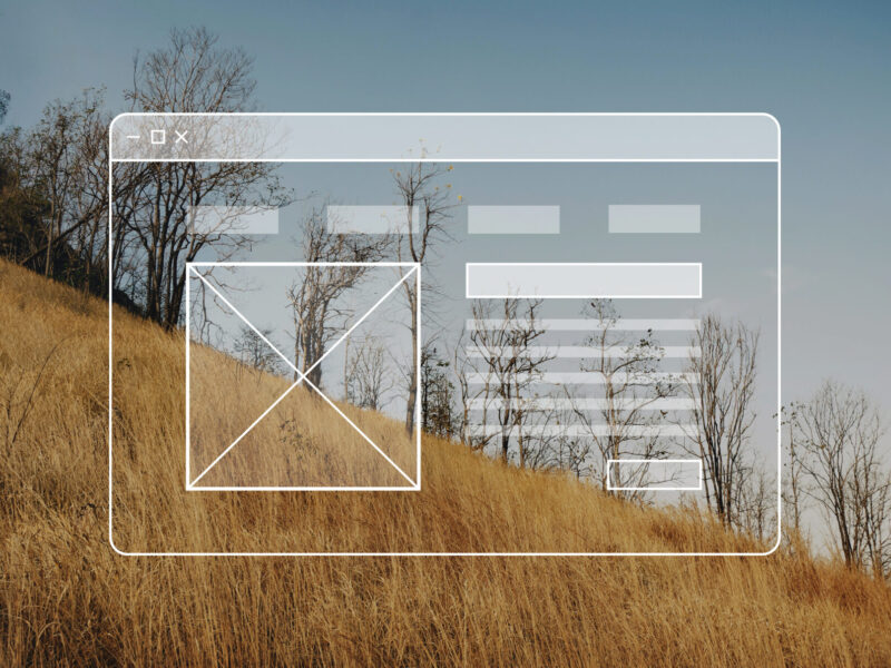 Create Website Layout Blank Banner